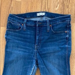 Madewell 9” mid rise skinny jeans